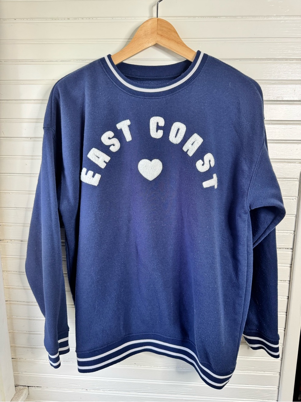 East Coast Navy Blue Crewneck Sweatshirt